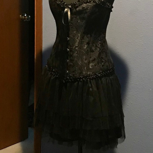 Bustier steampunk corset says L, but runs S/M new - Picture 2 of 6